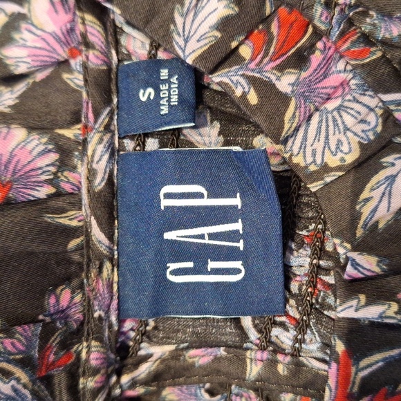 Gap Long Sleeve Smart Mini Floral Dress Size Small - Picture 8 of 10